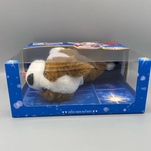 Elf Pets Saint Bernard Plush Stuffed Dog Tradition Book Elf On The Shelf Gifts - Picture 3 of 5